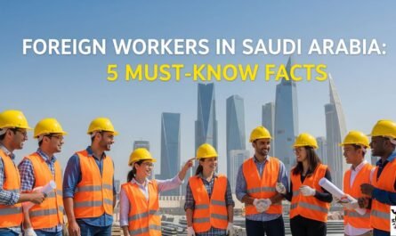 Foreign workers in Saudi Arabia enjoying daily life and work opportunities in Riyadh.