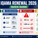 Saudi Arabia Iqama Renewal Process 2026 Step-by-Step Guide for Expats on Absher and Muqeem platforms with latest fees and requirements.